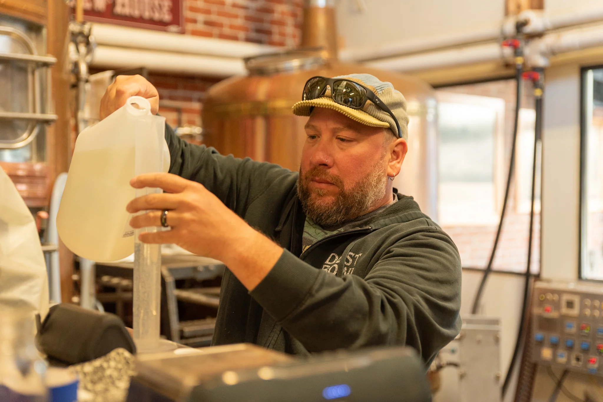 Brewmaster portrait at a Sacramento brewery