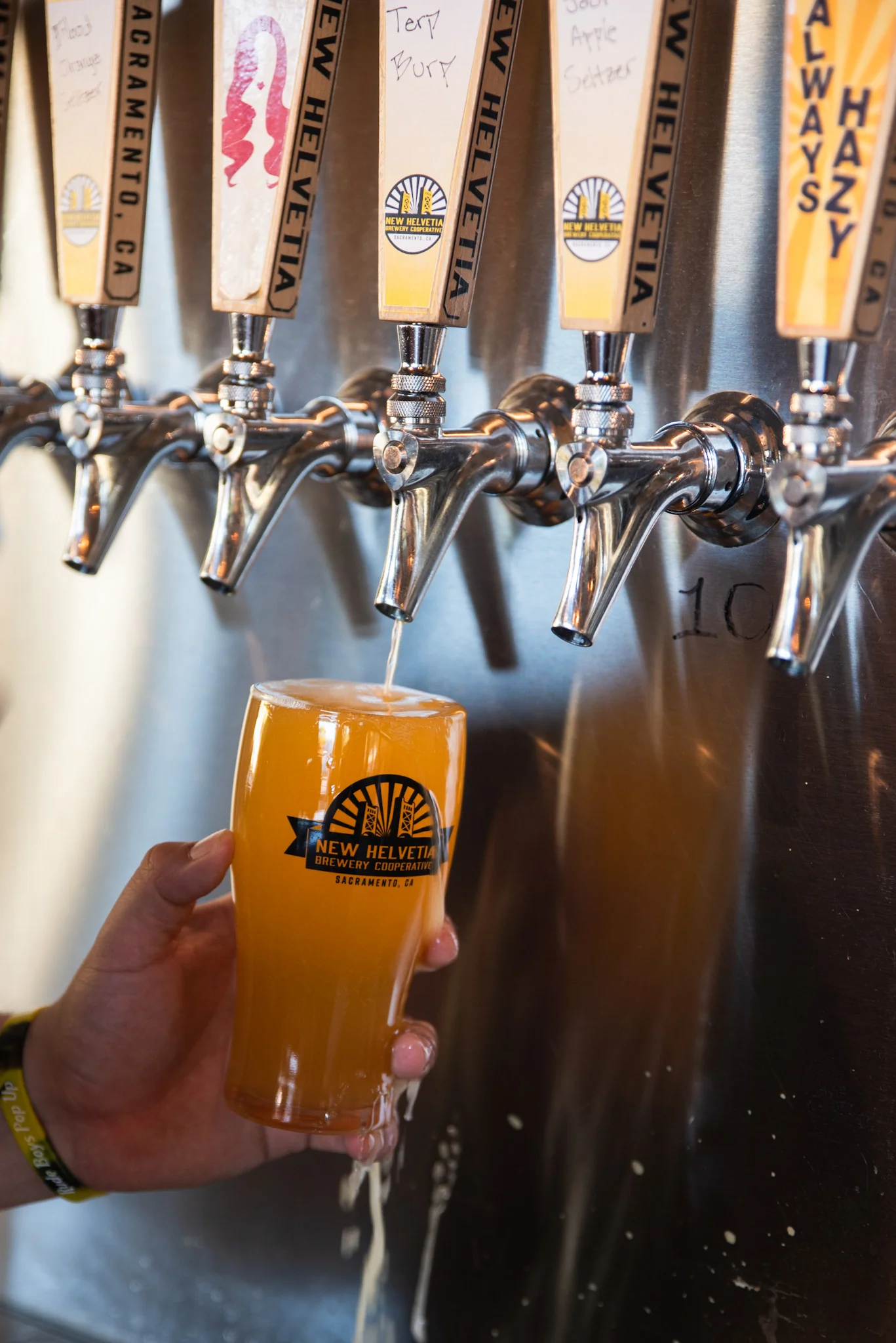 New Helvetia brewery scene in Sacramento